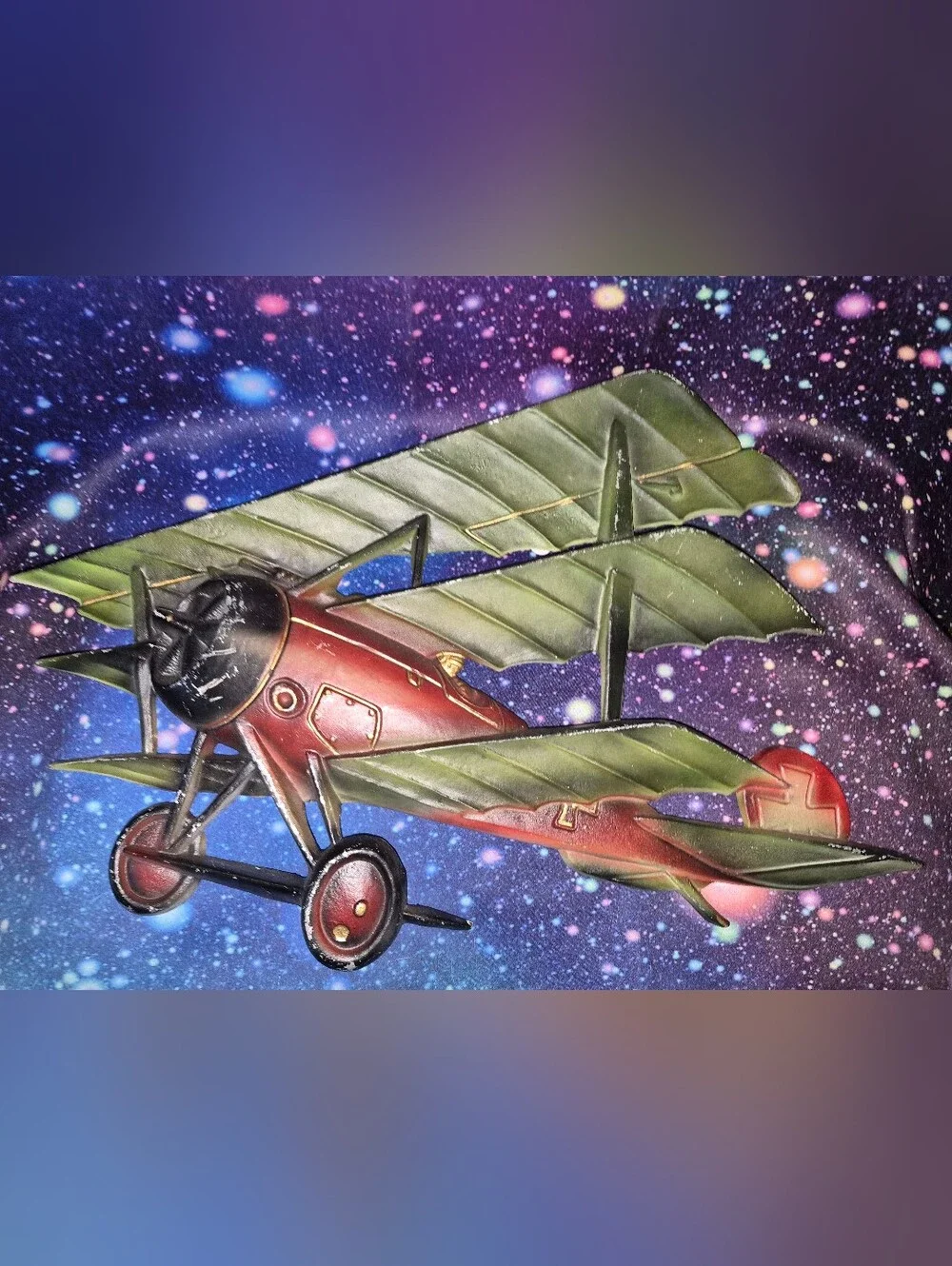 ✈️ Vintage 1970s Homco/Sexton Style Cast Metal Airplane Wall Decor Set - Japan